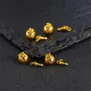 Cierre de Presión Esférico Estilo Antiguo Chapado en Oro Plata de Ley S925 Cuerpo Completo Accesorio Pequeño Cierre para Joyería DIY Componente de Plata