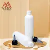 Botella Redonda de Mascota de Hombro Inclinado de 120ml Botella de Esencia de Pegamento Blanco para Pelucas Pegamento Fuerte para Escenario Maquillaje Cosplay Pegamento Especial