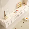 Tapete de Mesa Lateral para Refeição Desenho Animado, Tapete de Mesa para Alimentação, Tapete de Proteção para Tampo de Sapateira, Toalha de Mesa para Rack de TV, Tapete Anti-Sujeira para Armário