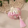 Bolsita del Festival del Bote del Dragón con Estampado de Loto, Bolsa de la Suerte, Accesorio Hanfu, Colgante para Coche y Mochila, Bolsita de Artemisa al por Mayor