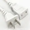 Cable de extensión de cabeza macho y hembra de tres clavijas de estándar nacional de dos hilos enchufe macho y hembra de estándar nacional cable de alimentación enchufable de estándar nacional cable de alimentación doméstico