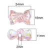 Pulsera de cuentas con lazo de colores transparentes, accesorios hechos a mano para hacer tú mismo, cadena para teléfono móvil, bolso, colgante, accesorios