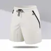 Shorts de Verão Masculino Seda de Gelo Fino Secagem Rápida Calças Casuais para Homens e Mulheres Moda Esportiva Solto Respirável Cinco Pontos Areia