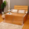 Esterilla de enfriamiento esterilla de bambú para el hogar plegable de doble cara dormitorio de estudiante verano Esterilla de enfriamiento Ice Emperor para el hogar de doble cara para una persona o dos personas