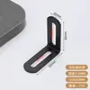 Soporte de ángulo de acero inoxidable con agujeros largos ajustables, fijador de ángulo recto de 90 grados móvil de doble cabeza, pieza de ángulo de hierro en forma de L