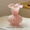Vaso Fenton Usado, Vaso de Vidro Estilo Francês, Decoração para Mesa de Jantar em Casa, Arranjo de Flores, Recipiente para Flores Secas, Ornamento Decorativo Cor de Jade para Sala de Estar