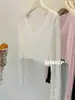 Cárdigan de Punto Fino de Seda Hielo para Protección Solar para Mujer, Chaqueta Corta, Ropa de Abrigo, Cubre para Aire Acondicionado, Negro