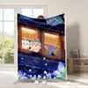 Manta da Série Super Fofa Ikawa Antiga Manta com Foto Personalizada Atacado Uau Amazon Transfronteiriça Olá Produção Ikawa