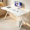 Mesa de computador em formato K personalizada, mesa de estudo minimalista, escrivaninha para estudante, mesa gamer, estação de trabalho para computador, mesa de escritório