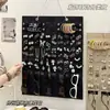 Bolsa Colgante de Pared para Guardar Diademas de Princesa, Colgador de Pared para Guardar Gomas de Pelo, Pinza para el Pelo Montada en Pared, Aretes para el Pelo en Stock