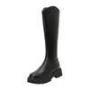 2026 Nuevas Botas Largas Adelgazantes Otoño/Invierno Botas Altas hasta la Rodilla con Corte en V Botas de Monta para Mujer con Aumento Interno de Altura Botas Elásticas Adelgazantes