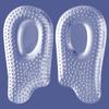Almofada Traseira de Partículas Côncavas Almofada de Calcanhar Absorvente de Choque Palmilha Palmilha de Meio Tamanho Massagem Absorvente de Choque Macia Respirável Atacado