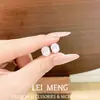 Pendientes de Zirconio de Alta Gama Transparentes como el Hielo para Mujer, Sencillos, Compactos, Exquisitos, Modernos, Tendencia, Versátiles, Pendientes y Aretes de Alta Gama