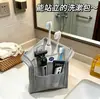 Neceser de pie de EVA, bolsa de malla impermeable para el baño, bolsa cosmética portátil de viaje y soporte de escritorio para cepillos de dientes