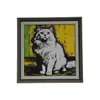 Pôster de Gato Descolado em Cores Vibrantes Pintura Decorativa para Decoração de Parede de Quarto