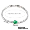 Versión coreana de joyería más vendida pulsera de estrella de cinco puntas de circón de diamante completo AAA pulsera de flor de cristal ventas directas de fábrica