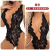Ropa Interior Sexual Europea y Americana Sin Quitar Tease Entrepierna Abierta Ligeramente Gorda Pasión de Alta Gama Encanto de Medianoche Encaje Perspectiva Pijamas Sexys
