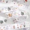 Cinta Troquelada Chica Salsa de Tomate Serie Vida Dulce y Sanadora Mano Alzada Sanadora Decoración de Collage Creativo DIY 6 Estilos