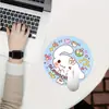 Mouse Pad Redondo de Borracha Pequeno Antiderrapante para Laptop Teclado Escritório Jogo Espessado e Resistente a Manchas Dropshipping