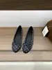 Zapatos Planos Chuyuji de Satén Blanco con Puntos Negros Estilo Francés Bailarinas Zapatos de Hada 2026 Primavera Verano Moño