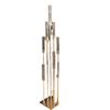 Candelabro Multifuego de Hierro Forjado Metal Electrochapado Festival Candelabro Alto Decoración de Boda Diseño de Mesa Principal Fiesta de Festival Camino Guía