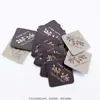 Caja de Regalo de Té, Bolsitas de Té, Set de Té con Etiquetas a Juego, Elementos de la Cultura Tradicional del Té, Etiquetas de Cuero Personalizadas, Material de Cuero Sintético de Imitación de Cuero de PU
