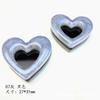 Parche de corazón de amor con estampado de tulipán sonriente, pendientes suaves y bonitos, pulsera, cadena para teléfono móvil, accesorios