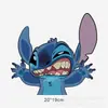 Calcomanía Impermeable para Coche Motocicleta Eléctrica Dibujos Animados Lilo y Stitch Cubre Arañazos Calcomanía Anime para Coche