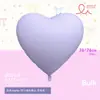 Mecrla Nuevo 18 pulgadas / 30 pulgadas Estrella de Cinco Puntas Flotante Corazón de Melocotón Mate Película de Aluminio Propuesta Globo de Cumpleaños