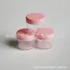 Pote de creme vermelho de 20g, frasco de creme de boca larga, pote dispensador de máscara facial, pote de pó de glitter, pote de máscara de lama de 20g, frasco de pomada