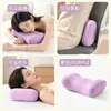 Almohada Pequeña de Espuma Viscoelástica para Viaje Almohada para Siesta Almohada para Dormir Boca Abajo Almohada de Soporte para el Cuello de Oficina Cojín de Respaldo Portátil Almohada Multifuncional para Teléfono