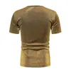 Moda Nova de Verão Camiseta Simples Masculina Fornecimento Atacadista Amazon Camiseta Masculina Gola Redonda Elástica de Manga Curta Yt03
