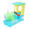 Nuevo Puesto de Juegos Luminosos de Mercado Nocturno Cuadrado para Niños Batería Coches de Choque Estacionamiento Doble Coche de Juguete Eléctrico