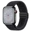 Pulseira de fecho magnético trançada em nylon adequada para todas as séries do Apple Watch de pulseiras esportivas