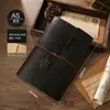 Cuaderno de Hojas Sueltas Estudiante Papel Kraft Libreta de Mano Bloc de Notas Simple Diario DIY Cuaderno de Viaje Antiguo