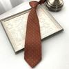 Nueva Corbata Formal de Negocios de Moda para Hombre de Poliéster Seda a Rayas de Flores Pequeñas Novio Boda Corbata Formal Hombre 8cm
