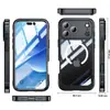 Adecuado para iPhone 17, funda de teléfono transparente a prueba de tres (agua, polvo, golpes), succión magnética MagSafe, iPhone 17 Air protección completa para exteriores anticaídas