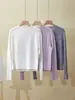 Novo Suéter de Caxemira da Marca E Outono Moda Luxo Leve Crochê Feito à Mão Malha de Lã de Caxemira Vazada Cardigan para Mulheres
