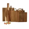 Tábua de corte de madeira, espessada para uso doméstico, tábua de corte de madeira maciça, utensílios de cozinha, atacado de fábrica