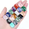 Pendente Retangular de Cristal Natural Feito à Mão DIY Colar Pulseira Brincos Grampo de Cabelo Pingente de Joia Pedra Lapidada Acessórios