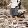 Shorts de Trabalho Woodpecker Seda de Gelo Masculino Verão 2025 Fino para Exterior Impermeável Esportes Montanhismo Cinco Pontos