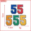 En stock Toalla de Letras de Doble Capa Bordado Parche de Insignia Bordada Pegatina de Tela Accesorios para Ropa Accesorios Suministro Directo de Fábrica