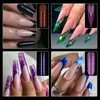Papel de extensión de color cristal para uñas sin papel fototerapia rápida extensión de uñas 288 en caja traje de película para uñas transfronteriza