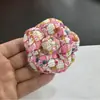 Novo Corsage de Camélia Floral Espesso Popular de Alta Qualidade 6,8 cm de Altura Mais Broche Grampo de Cabelo