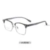 Gafas de Marco de Aleación para Hombre Estilo Business Casual Atractivo 2021 Marco de Gafas Vacío No Aprieta la Cara y Se Pueden Combinar con Gafas Danyang