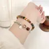 Outlet de Fábrica Nuevo Color Pulsera de Turmalina Ins Nicho Colgante de Orquídea Suzuki Pulsera de Cristal Ruyi para Novia