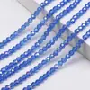 Cuentas de Cristal Tierra de 6 mm Chapadas Color AB 1 Hilo Cuentas de Cristal Dispersas Cuentas de Vidrio Cuentas de Piña Material para Joyería Hecha a Mano Accesorios