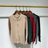 Miyake Nuevo Suéter de Punto Cardigan Top Chaqueta con Cremallera para Mujer Otoño Coreano Dongdaemun Fábrica de Ropa para Mujer Venta Directa