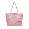 Bolsa Tote Grande e Elegante para Mulheres 2025 Outono Nova Bolsa de Ombro Tendência Estilo Coreano para Trabalho e Dia a Dia