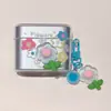 Adequado para fone de ouvido i5 sem fio com pingente de flor cartoon DIY, pulseira de capa macia Bluetooth